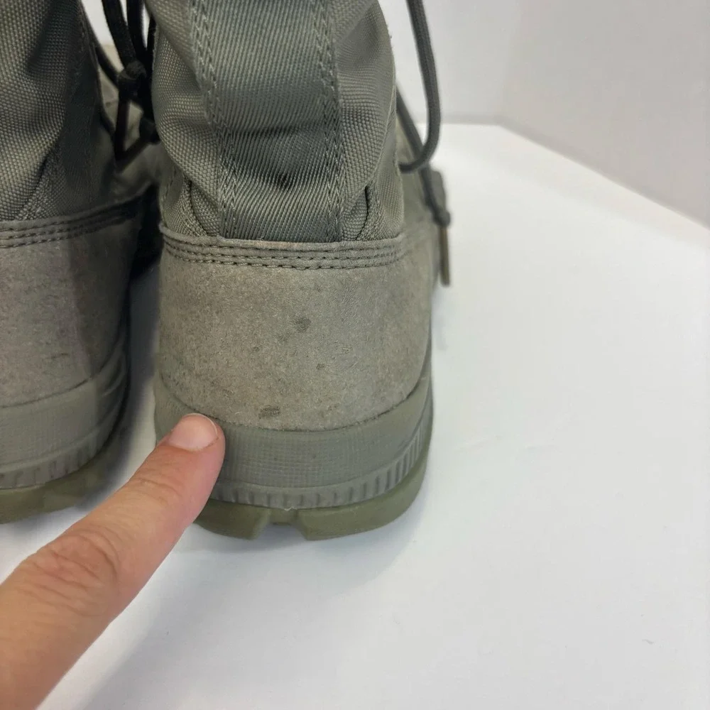 Nike SFB Tactical Combat Boots Mens 5.5 Womens 7.5 Green Suede Lace Up Military